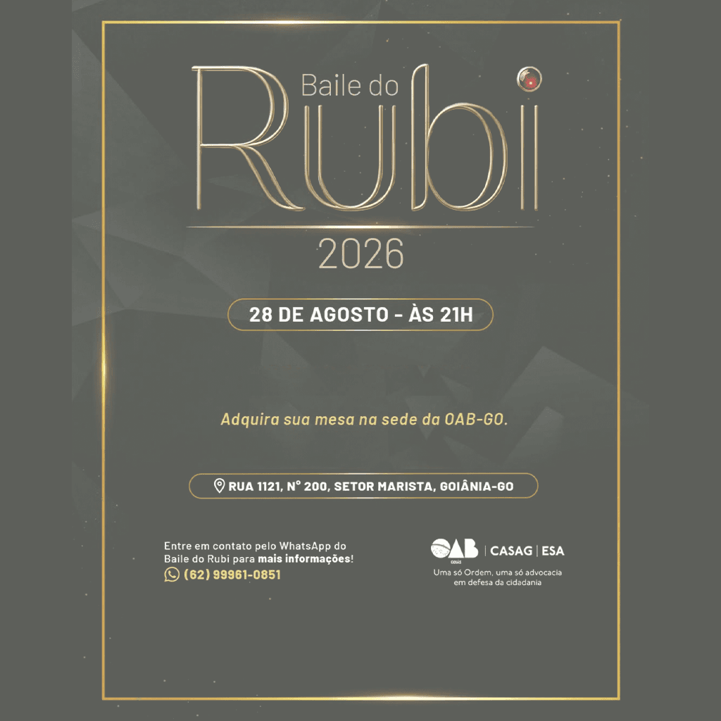 OAB GO: Baile do Rubi 2026